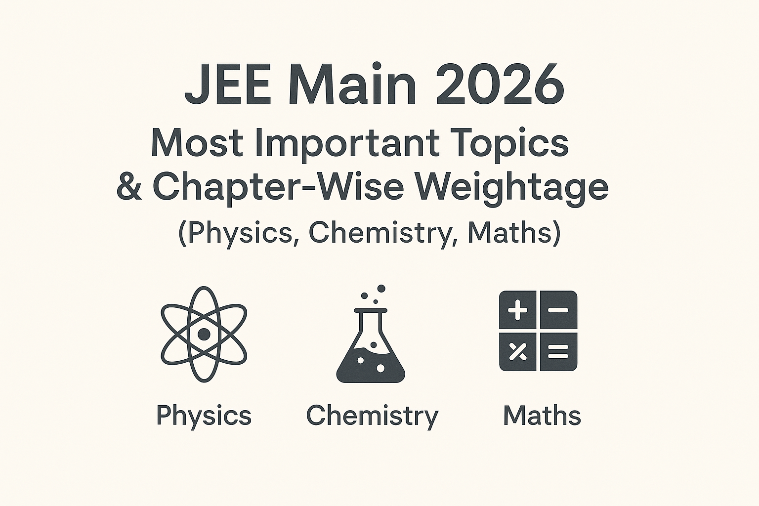 JEE-Mains-Important Topics 