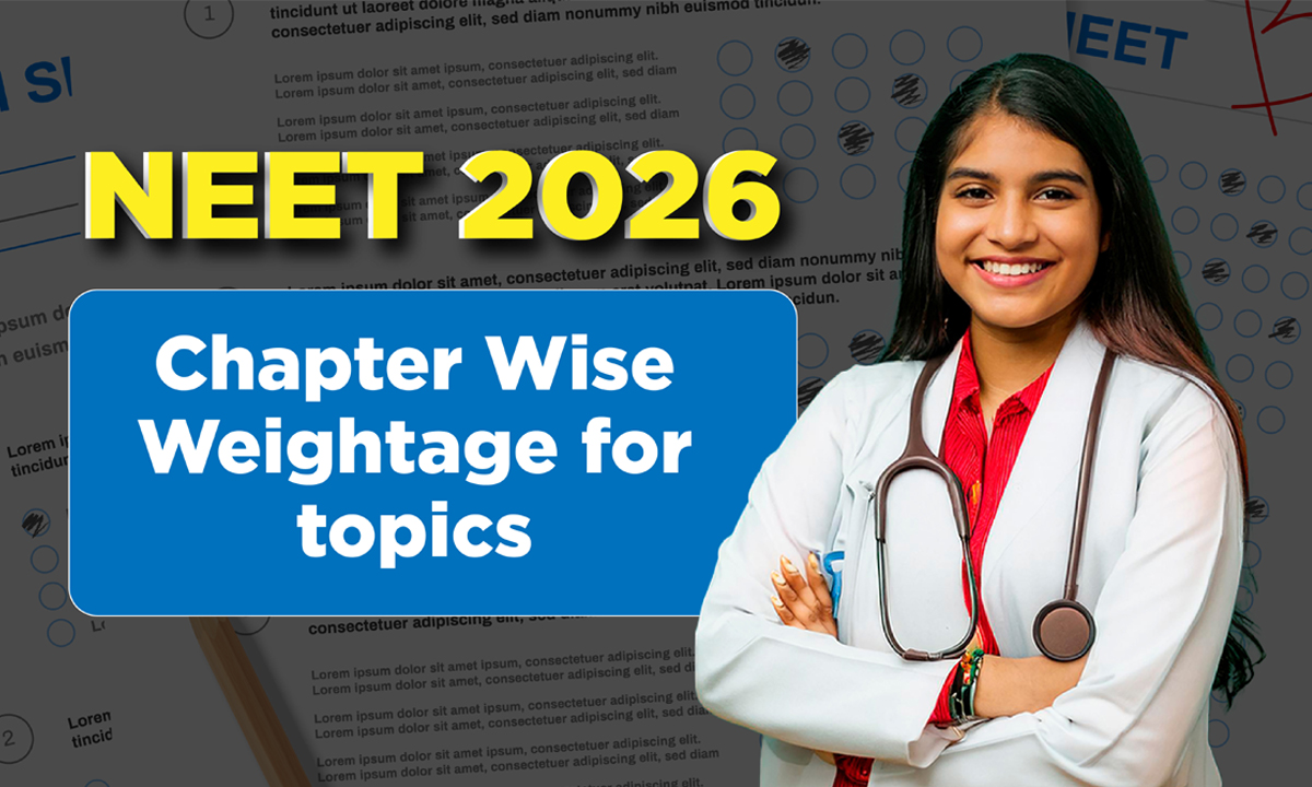 Chapter-wise Weightage for NEET 2026 