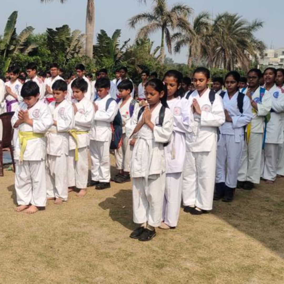 Students of Narayana Schools actively participating in an engaging classroom discussion or group activity