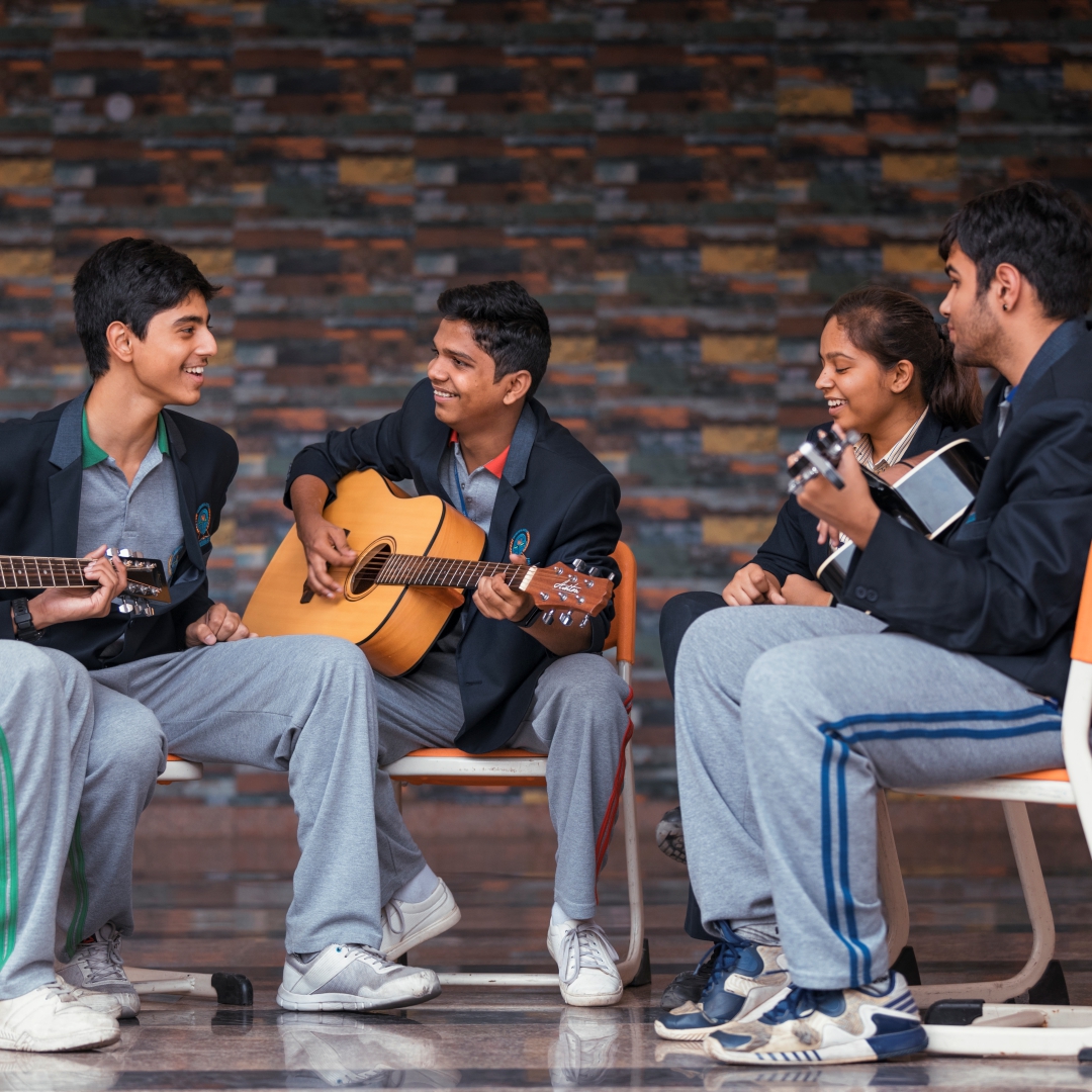 Narayana Schools students engaged in academics and extracurricular learning