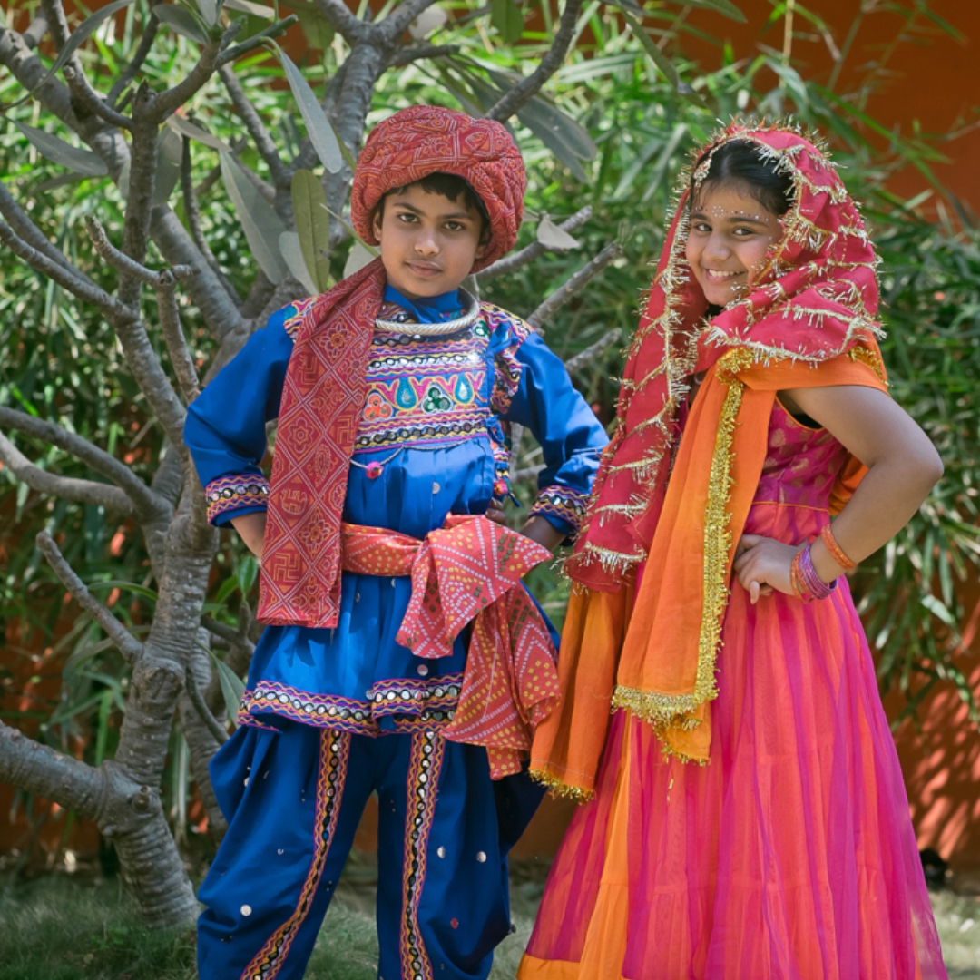 Narayana Schools students engaged in a collaborative extracurricular or academic activity on campus